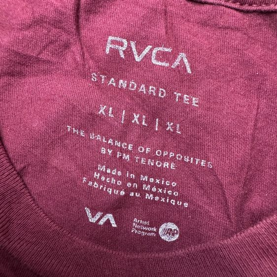 เสื้อยืด RVCA​ Size L รูปที่ 4