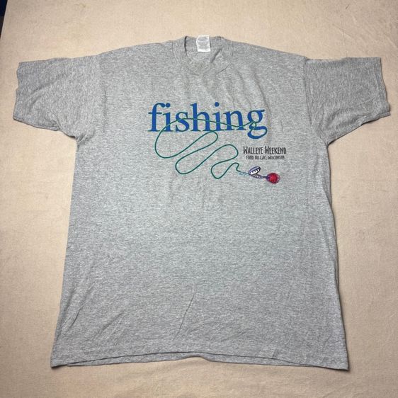 เสื้อยืด 90s Fishing Size XL  รูปที่ 3