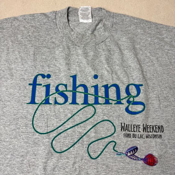เสื้อยืด 90s Fishing Size XL 