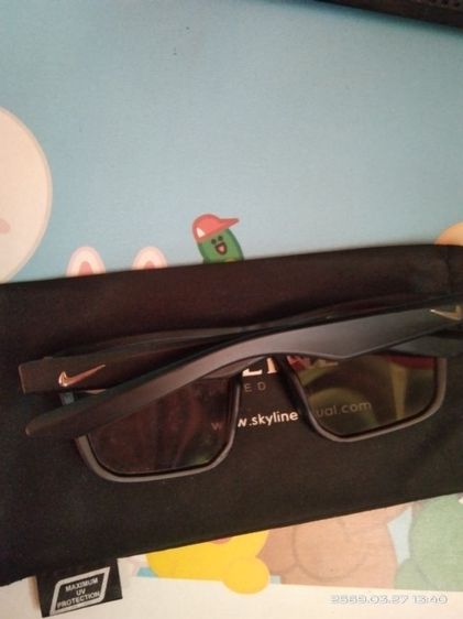 แว่นตาดำ Nike ของแท้ สภาพดี รูปที่ 4