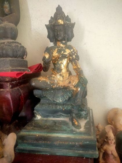 พระพรหมธาดา ขนาดตั้งบูชาประมาณ 5 นิ้ว วัดสุทธาวาสฝั่งตะกรุดเงินหัวใจพระพรม ถูกมากราคานี้พร้อมส่ง รูปที่ 3