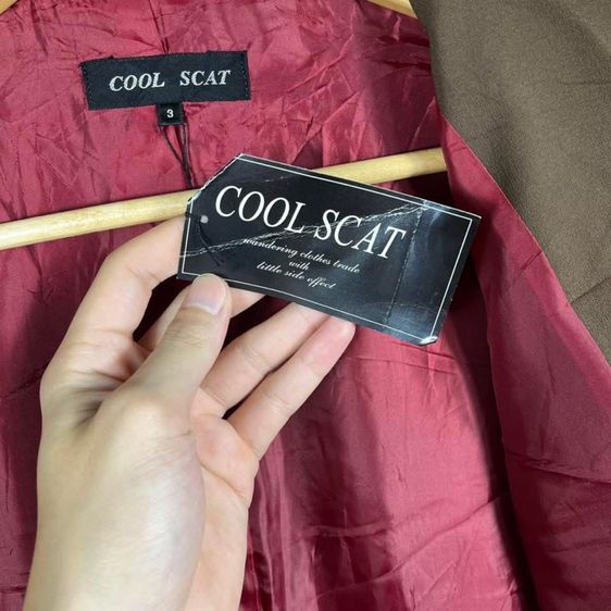 เสื้อสูท COOL SCAT ป้ายห้อย Made in Japan 🇯🇵 รูปที่ 4