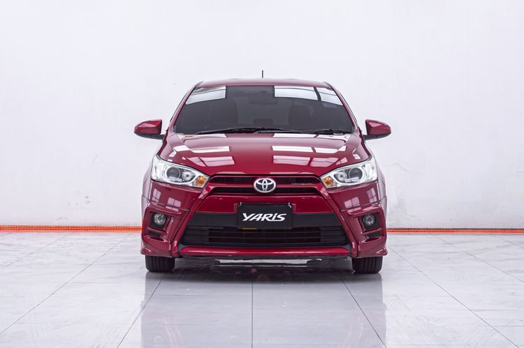 Toyota Yaris 2015 1.2 TRD Sportivo Sedan เบนซิน ไม่ติดแก๊ส เกียร์อัตโนมัติ แดง รูปที่ 4