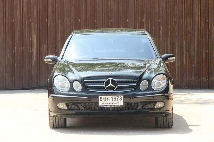Mercedes-Benz E-Class 2003 E200 Kompressor Sedan เบนซิน ไม่ติดแก๊ส เกียร์อัตโนมัติ ดำ รูปที่ 2