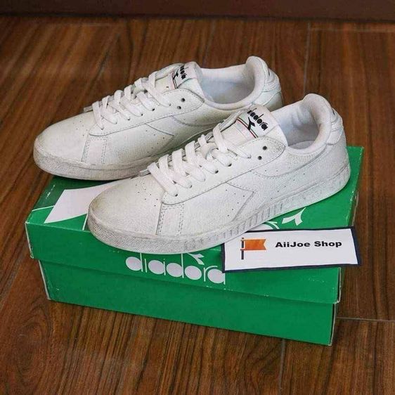 ★ Diadora GAME L LOW ★รองเท้าผ้าใบหนังแท้นุ่มๆ  รุ่น WAXED COLLECTION (Size US6 EUR38.5 24CM) รูปที่ 6