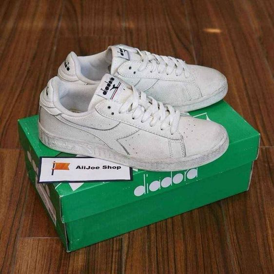 ★ Diadora GAME L LOW ★รองเท้าผ้าใบหนังแท้นุ่มๆ  รุ่น WAXED COLLECTION (Size US6 EUR38.5 24CM) รูปที่ 2