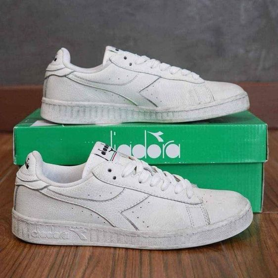 ★ Diadora GAME L LOW ★รองเท้าผ้าใบหนังแท้นุ่มๆ  รุ่น WAXED COLLECTION (Size US6 EUR38.5 24CM) รูปที่ 4