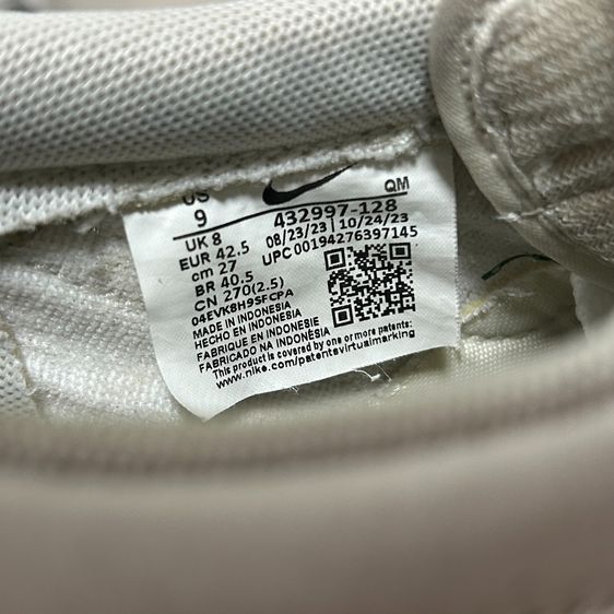 ★Nike KILLSHOT2 Leather★ ของแท้ Size(9US 42.5EUR 270JP)สี Sail Gum White  รูปที่ 2