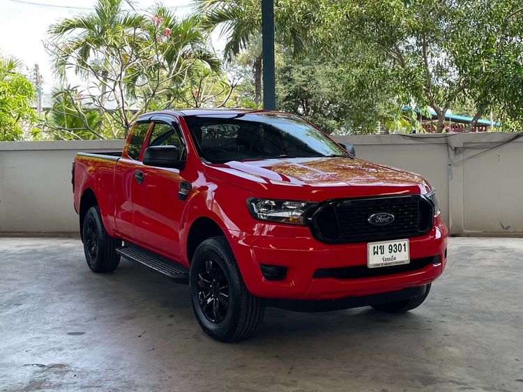 Ford Ranger 2021 2.2 Hi-Rider XL Plus Sport Pickup ดีเซล ไม่ติดแก๊ส เกียร์ธรรมดา แดง รูปที่ 3