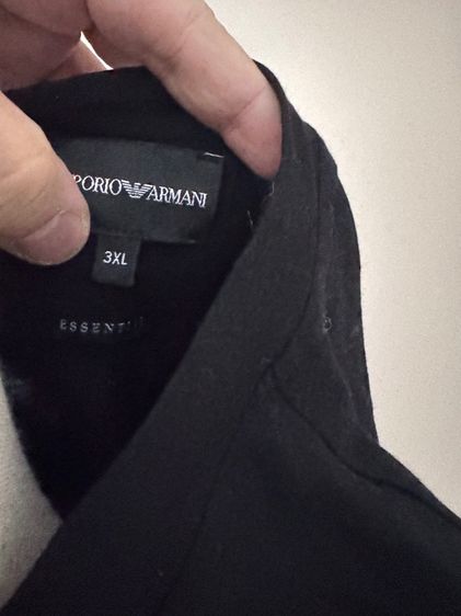 Emporio Armani 3XL Black T Shirt Essential รูปที่ 11