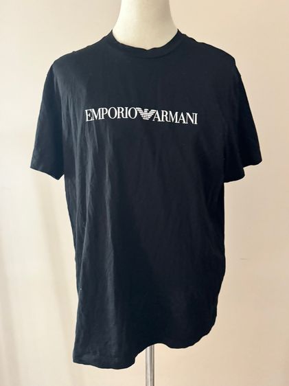 Emporio Armani 3XL Black T Shirt Essential รูปที่ 6