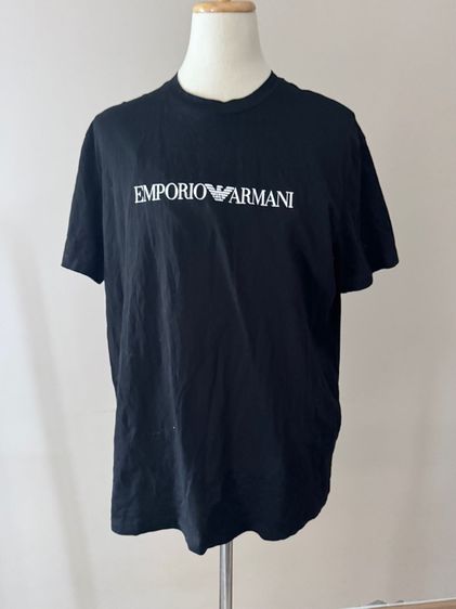 ดำ อื่นๆ แขนสั้น เสื้อทีเชิ้ต อื่นๆ Emporio Armani 3XL Black T Shirt Essential