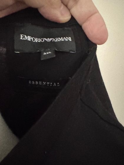 Emporio Armani 3XL Black T Shirt Essential รูปที่ 7
