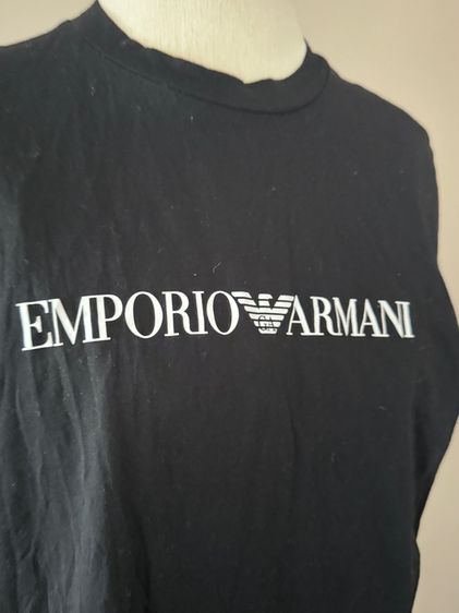 Emporio Armani 3XL Black T Shirt Essential รูปที่ 8