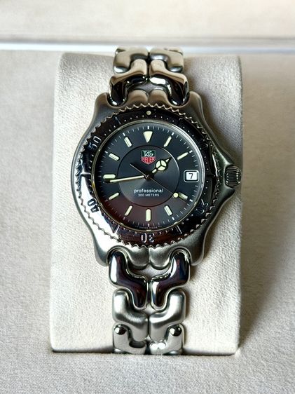 TAG Heuer  King Size หน้าเทาวงแหวน 3 ชั้น โลโก้นูน  รูปที่ 2