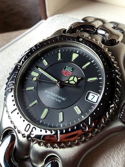 TAG Heuer  King Size หน้าเทาวงแหวน 3 ชั้น โลโก้นูน  รูปที่ 5