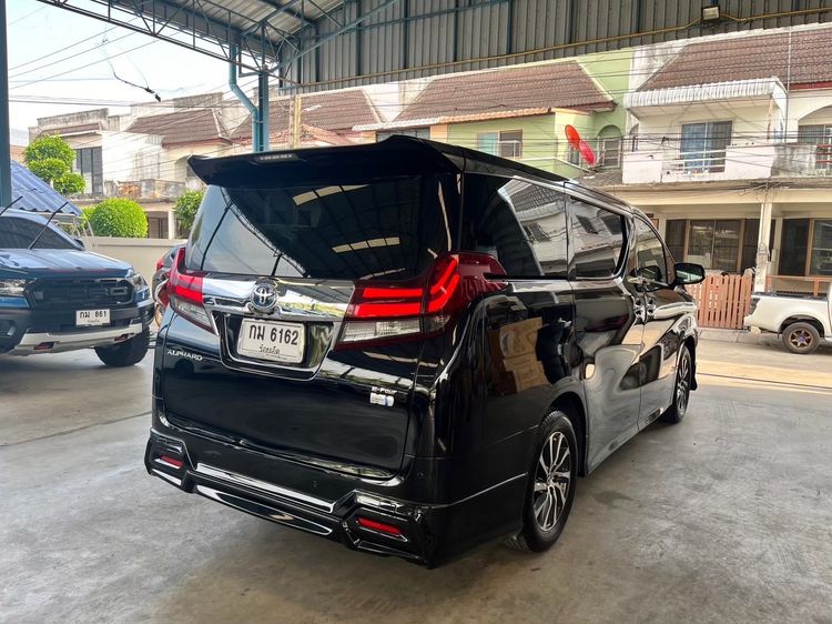 Toyota Alphard 2017 2.5 Hybrid Utility-car ไฮบริด ไม่ติดแก๊ส เกียร์อัตโนมัติ ดำ รูปที่ 2