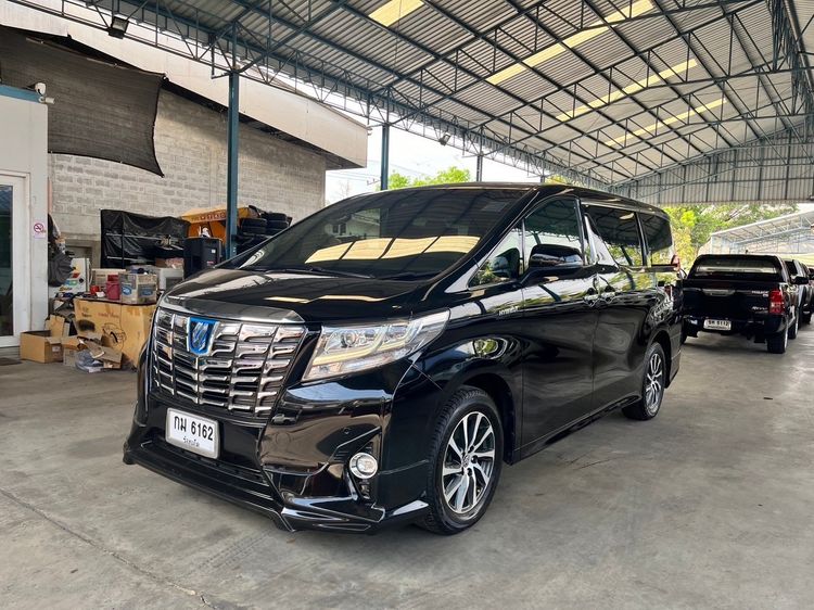 รถ Toyota Alphard 2.5 Hybrid สี ดำ