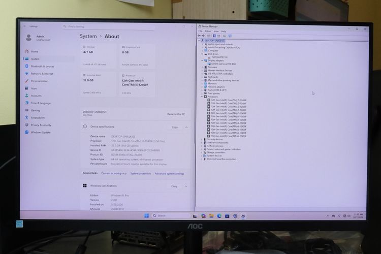 COMSET GAMING Core i5-12400F-RTX4060 RAM32-512GB รูปที่ 2