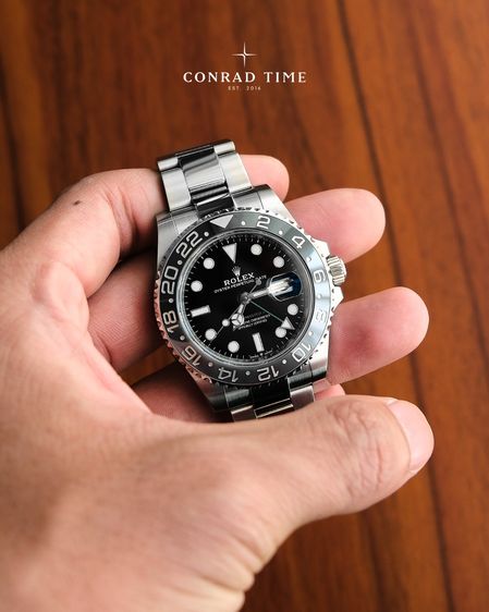 Rolex GMT-Master II 126710GRNR 'Bruce Wayne Black Dial Oyster Steel 2024 40mm. Fullset  รูปที่ 5
