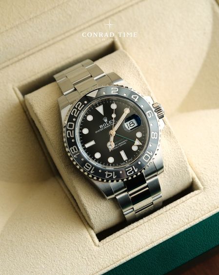 Rolex GMT-Master II 126710GRNR 'Bruce Wayne Black Dial Oyster Steel 2024 40mm. Fullset  รูปที่ 4