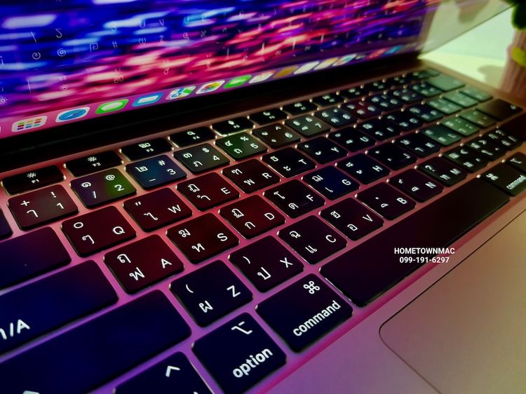 MacbookAir (Retina13-inch, 2020) M1 8-Core CPU 7-Core GPU SSD 256Gb Ram 8Gb สี Gold สุดคุ้ม น่าใช้งาน รูปที่ 7