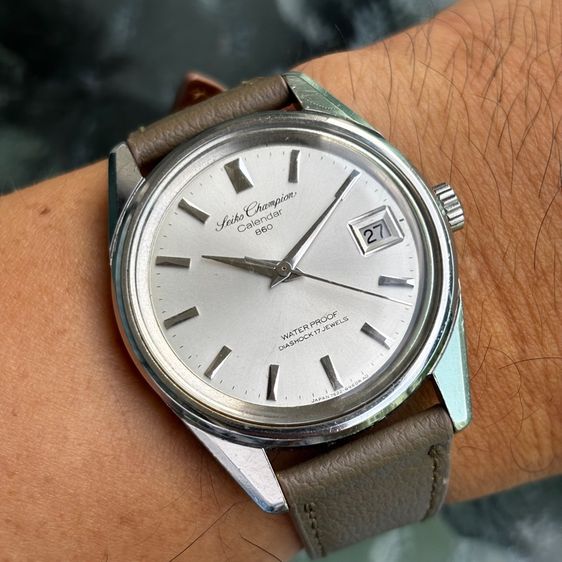 ขายนาฬิกาวินเทจ Seiko Champion Calendar 860 (Ref. 7622-8981) ไขลาน หน้าปัดขาวซันเบิร์ส ฝาหลังม้าน้ำ ปี 1965 รูปที่ 16