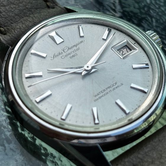 ขายนาฬิกาวินเทจ Seiko Champion Calendar 860 (Ref. 7622-8981) ไขลาน หน้าปัดขาวซันเบิร์ส ฝาหลังม้าน้ำ ปี 1965 รูปที่ 8