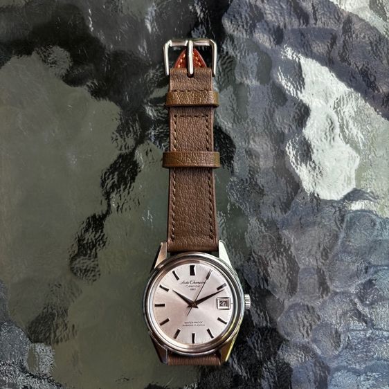 ขายนาฬิกาวินเทจ Seiko Champion Calendar 860 (Ref. 7622-8981) ไขลาน หน้าปัดขาวซันเบิร์ส ฝาหลังม้าน้ำ ปี 1965 รูปที่ 17