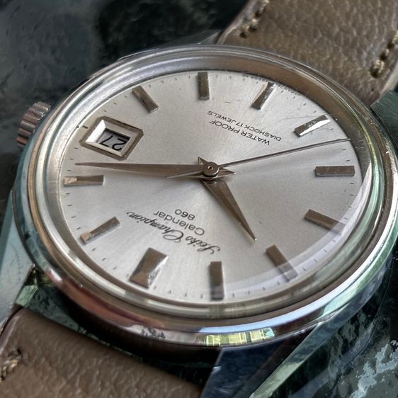 ขายนาฬิกาวินเทจ Seiko Champion Calendar 860 (Ref. 7622-8981) ไขลาน หน้าปัดขาวซันเบิร์ส ฝาหลังม้าน้ำ ปี 1965 รูปที่ 7