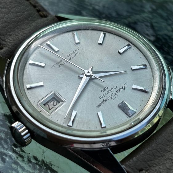 ขายนาฬิกาวินเทจ Seiko Champion Calendar 860 (Ref. 7622-8981) ไขลาน หน้าปัดขาวซันเบิร์ส ฝาหลังม้าน้ำ ปี 1965 รูปที่ 6