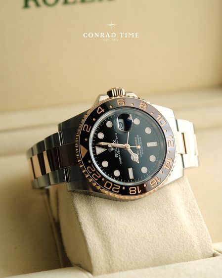 Rolex GMT-Master II 126711CHNR 'Root Beer Black Dial Two-Tone Oyster 2019 40mm. Fullset