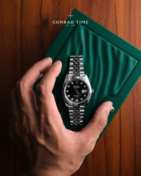 New Rolex Datejust 126334 Black Diamond Dial Jubilee 2026 41mm. Fullset 