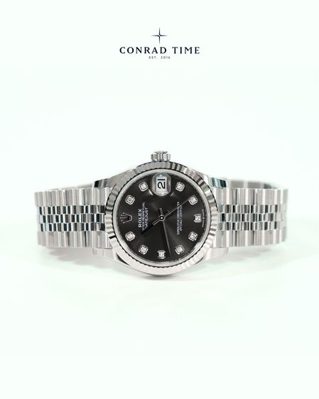 New Rolex Datejust 278274 Dark Grey Diamond Dial Jubilee 2026 31mm. Fullset  รูปที่ 4
