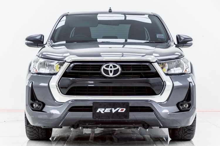 Toyota Hilux Revo 2021 Double Cab 2.4 Entry Z Edition Pickup ดีเซล ไม่ติดแก๊ส เกียร์ธรรมดา เทา รูปที่ 4