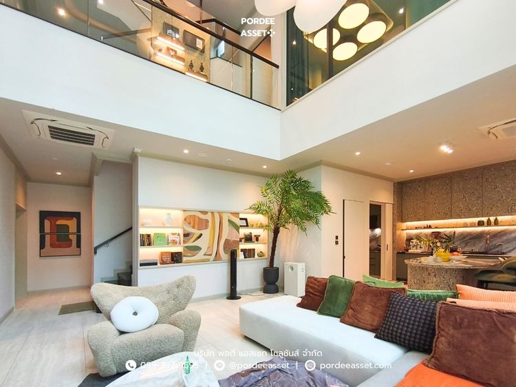 SC ASSET บ้านเดี่ยว 3 ชั้น แกรนด์ บางกอก บูเลอวาร์ด ดอนเมือง-แจ้งวัฒนะ (ขนาด 76 ตร.ว.) ระดับ Luxury เป็นบ้านตัวอย่างตกแต่งพร้อมเข้าอยู่ รูปที่ 3