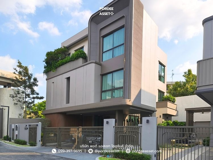 SC ASSET บ้านเดี่ยว 3 ชั้น แกรนด์ บางกอก บูเลอวาร์ด ดอนเมือง-แจ้งวัฒนะ (ขนาด 76 ตร.ว.) ระดับ Luxury เป็นบ้านตัวอย่างตกแต่งพร้อมเข้าอยู่ รูปที่ 2