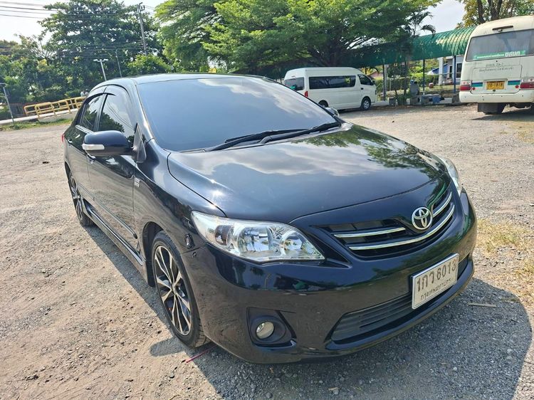 Toyota Altis 2013 1.6 G Sedan เบนซิน ไม่ติดแก๊ส เกียร์อัตโนมัติ ดำ รูปที่ 2