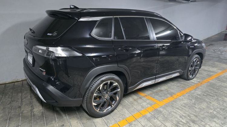 Toyota Corolla Cross 2022 1.8 Hybrid Premium Safety GR Sport Utility-car ไฮบริด ไม่ติดแก๊ส เกียร์อัตโนมัติ ดำ รูปที่ 2