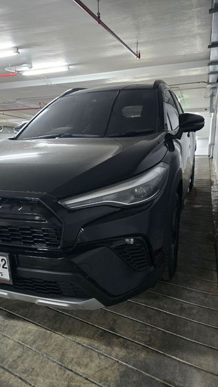 Toyota Corolla Cross 2022 1.8 Hybrid Premium Safety GR Sport Utility-car ไฮบริด ไม่ติดแก๊ส เกียร์อัตโนมัติ ดำ รูปที่ 4