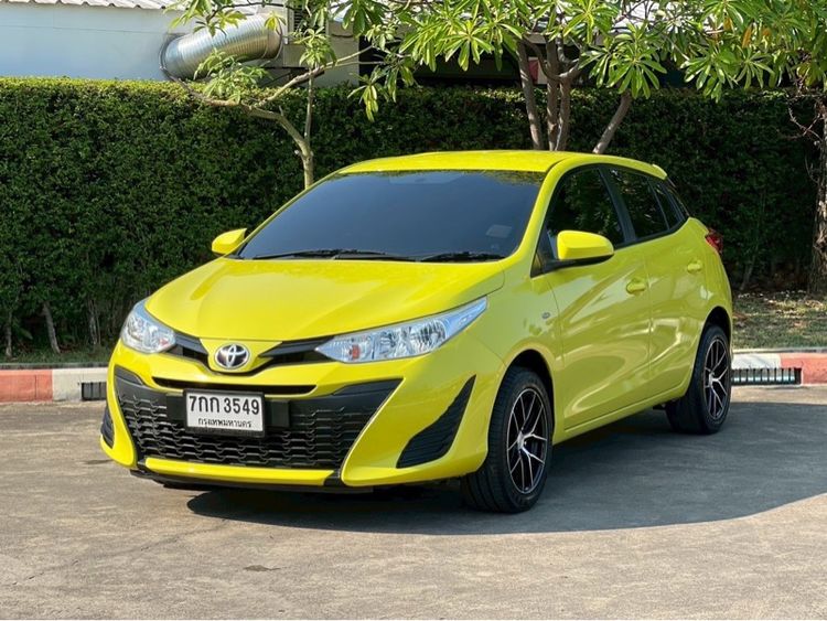 Toyota Yaris 2018 1.2 J Sedan เบนซิน ไม่ติดแก๊ส เกียร์อัตโนมัติ เขียว รูปที่ 4