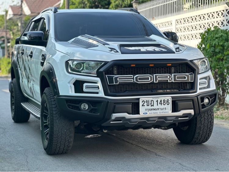 Ford Ranger 2021 2.0 Hi-Rider XLT Pickup ดีเซล ไม่ติดแก๊ส เกียร์อัตโนมัติ ขาว รูปที่ 2