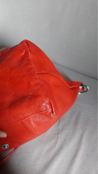 กระเป๋าหนังแท้ Longchamp แท้ สีส้ม รูปที่ 14