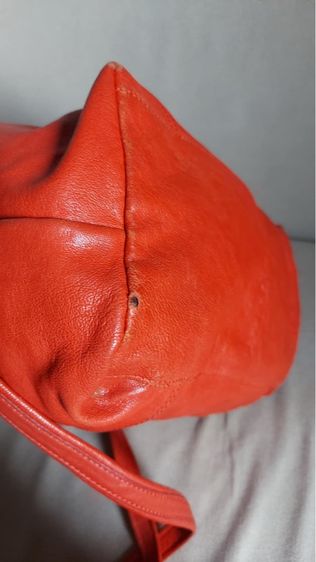 กระเป๋าหนังแท้ Longchamp แท้ สีส้ม รูปที่ 15