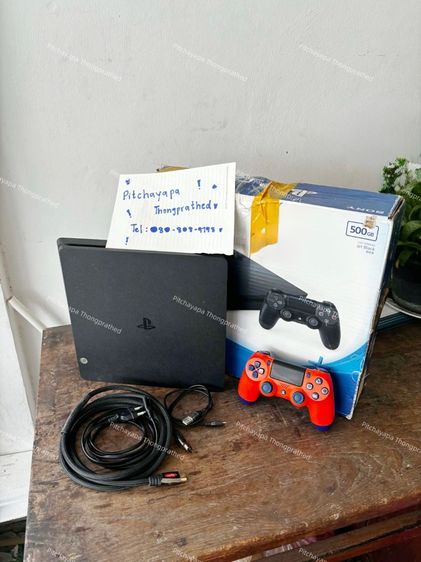 Sony อุปกรณ์เสริมเพลสเตชั่น เชื่อมต่อไร้สายไม่ได้ Ps4 Slim 500GB
