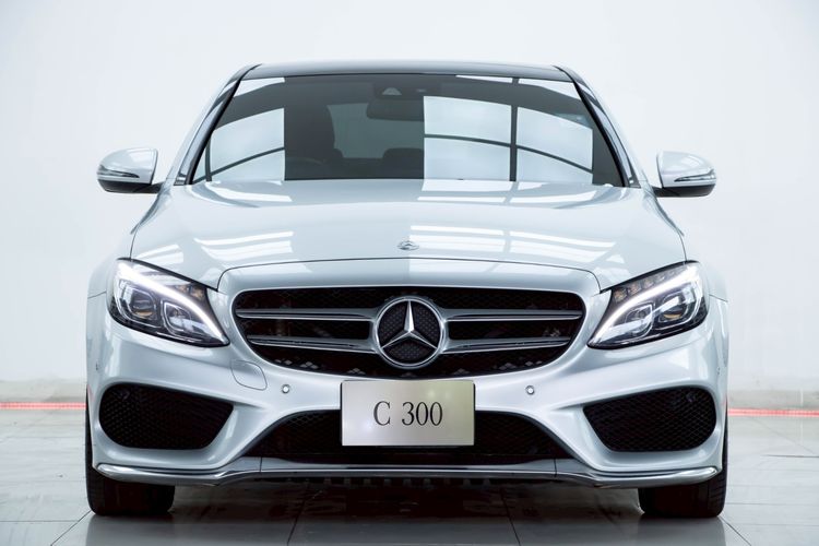 Mercedes-Benz C-Class 2016 C300 Sedan ไฮบริด ไม่ติดแก๊ส เกียร์อัตโนมัติ เทา รูปที่ 4