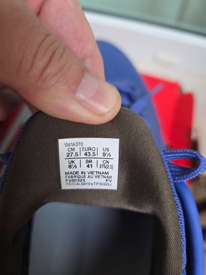 นำเงินเข้ม ASICS Court FF 3 รองเท้าเทนนิสผู้ชาย เบอร์ 9.5 US สภาพใหม่มาก ใส่ครั้งเดียว