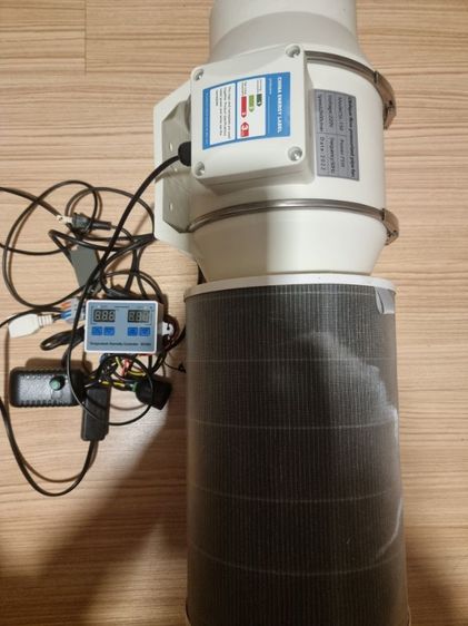 ขายพัดลมดูดควัน 6 นิ้วพร้อมอุปกรณ์ 1,000 บาทรวมส่ง รูปที่ 2