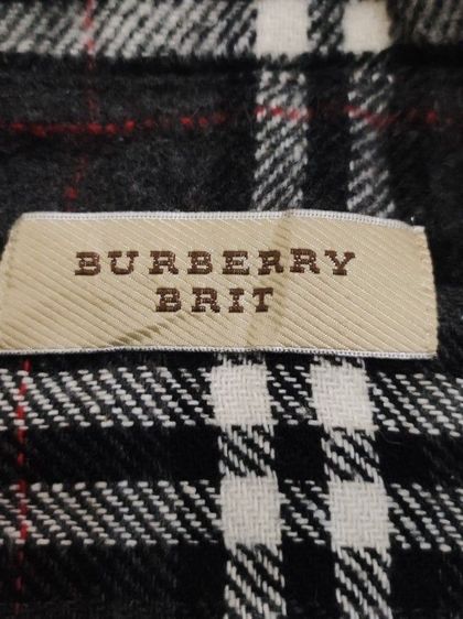 เชิ้ต BURBERRY BRIT🇮🇹🧥ลายเท่ รูปที่ 14