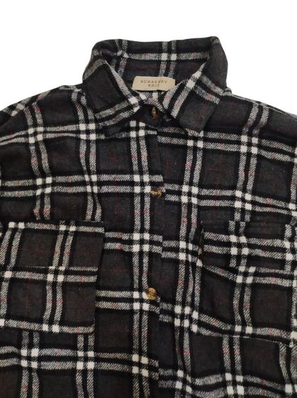 เชิ้ต BURBERRY BRIT🇮🇹🧥ลายเท่ รูปที่ 7